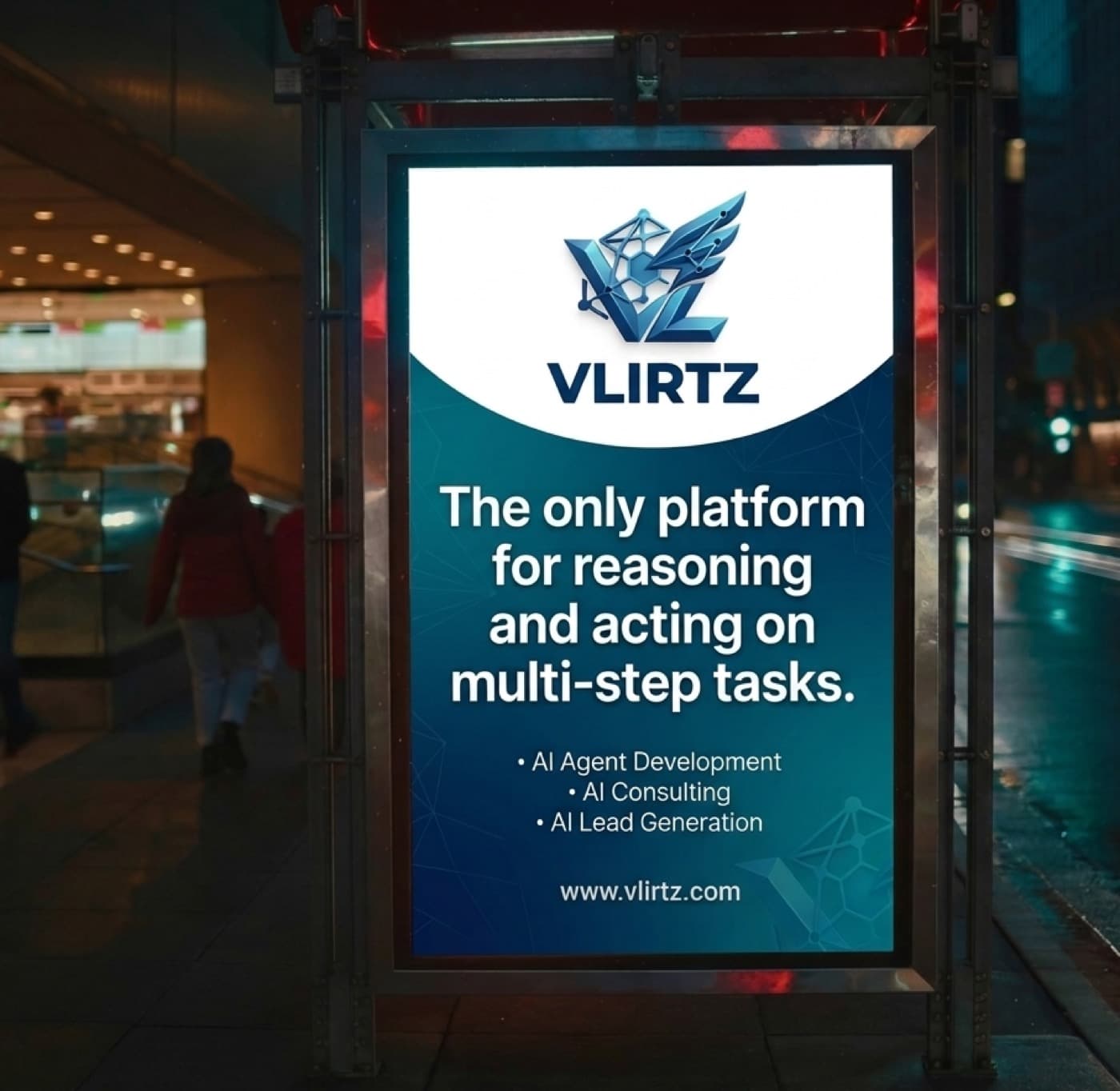 VLIRTZ street campaign about reasoning on multi-step tasks