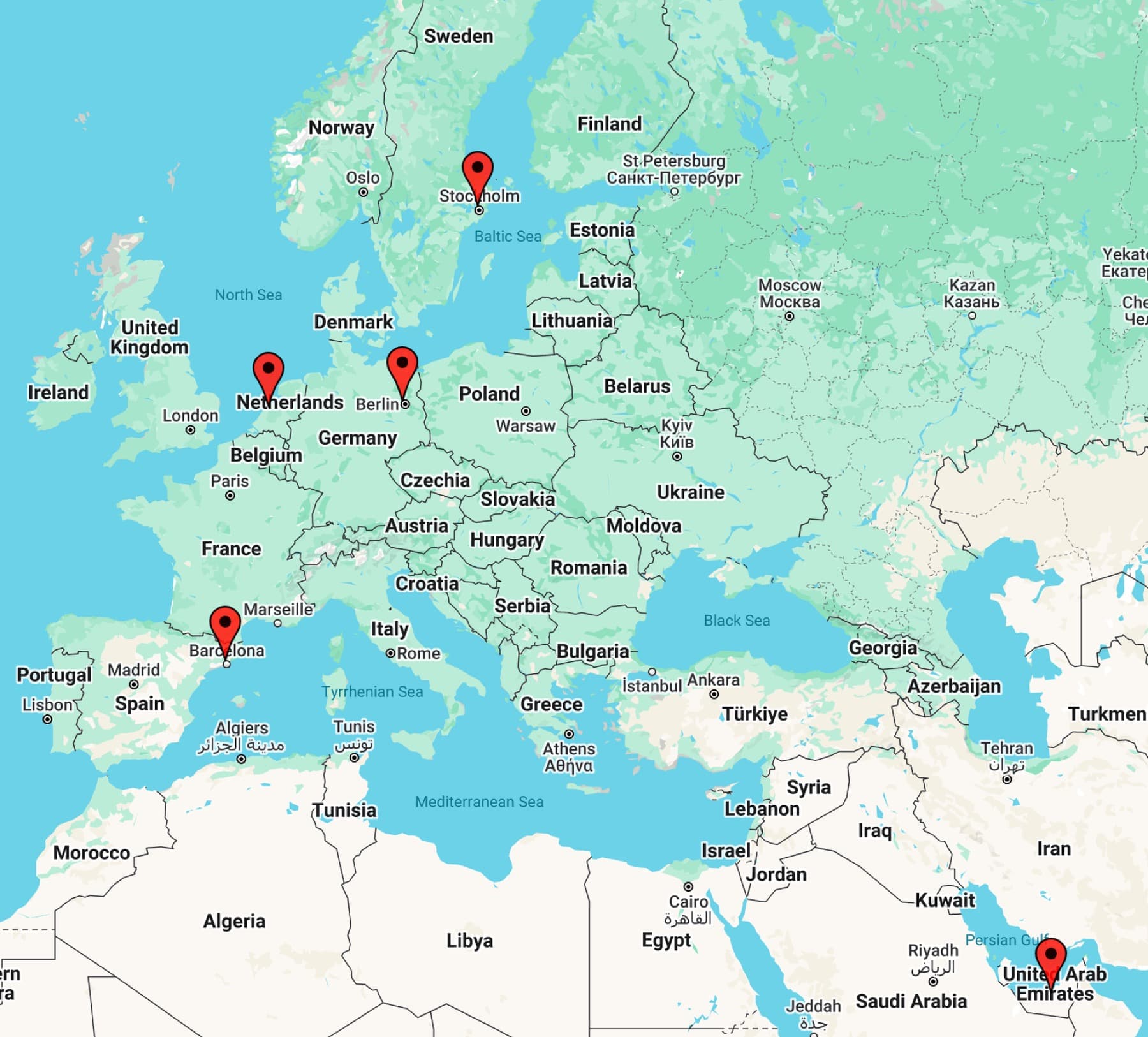 VLIRTZ work marked across Europe and the Middle East